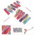 thumbnail image 1 of OUNONA 2Pcs Kids Dancing Ribbons Multi Gradient Colors Decorative Christmas Programs, 1 of 8