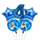 thumbnail image 1 of Bola de decoración de Sonic para fiesta de Cumpleaños de Niños, juego de globos con número de dibujos animados, suministros para Baby Shower, juguete para niños, Bola de aluminio, nuevo（5pcs3, 1 of 5
