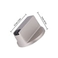 thumbnail image 2 of Raindrops 4Pcs Universal Metal Stove Knobs Replacement for Gas Stove Plated Silver Corrosion Resistant, 2 of 8