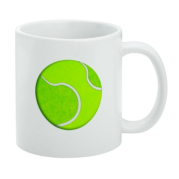 Tennis Ball White Mug