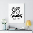 thumbnail image 2 of Scripture Walls  Love Your Enemies Luke 6:35 Bible Verse Canvas Christian Wall Art Ready to Hang Unframed, 2 of 12