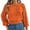 A-Orange15, variant on Womens Sweaters Solid Long Sleeve Cable Knitted Cropped Sweaters Loose Fit Crewneck Comfy Warm Pullover Tops For Ladies