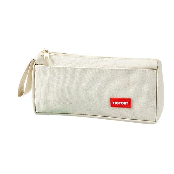 JOGZMZ Large Capacity Zipper Pouch - Multipurpose Fabric Organizer for Stationery, Cosmetics, Keys & Accessories, 7.8x3.9in Portable Travel Coin Bag