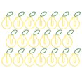 thumbnail image 2 of Pinces à Papier 2 Couleurs, Pinces à Fruits en Forme de Poire, 20 Pcs pour Classeur de Bureau, 2 of 8