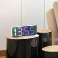 thumbnail image 2 of LED Electronic Alarm Clock - USB/Battery Dual Power, Voice Control, Color Light, Minimalist Design, 2 of 6