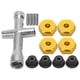 thumbnail image 4 of Rueda de 12 mm, Adaptador Hexagonal de 5 mm de espesor, Llave Cruzada, Juego de Tuercas antideslizantes M4, Rendimiento Mejorado para Coche RC 1 10, 4 of 7