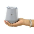thumbnail image 3 of JoyJolt Vacuum Insulated Stemless Wine Tumbler with Lid - 12 oz - Grey, 3 of 7