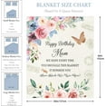 thumbnail image 5 of MMYGU Birthday Gifts for Mom Happy Birthday Mom Gifts Blanket Mom Birthday Gifts from Daughter Moms Birthday Gift Ideas Mothers Birthday Gifts from Son Birthday Gifts for Mom from Son 40x50in, 5 of 7