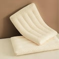 thumbnail image 1 of Low Profile Pillow for Neck Pain - Soy Fiber Cervical Support Pillow for Side & Back Sleepers, Breathable & Machine Washable, 1 of 6