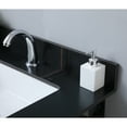 thumbnail image 6 of Leavader 31 Inches Black and Gold Sintered Stone Bathroom Vanity Top with Ceramic Basin and Backsplash - Single Faucet Hole, Cabinet Not Included, 6 of 8