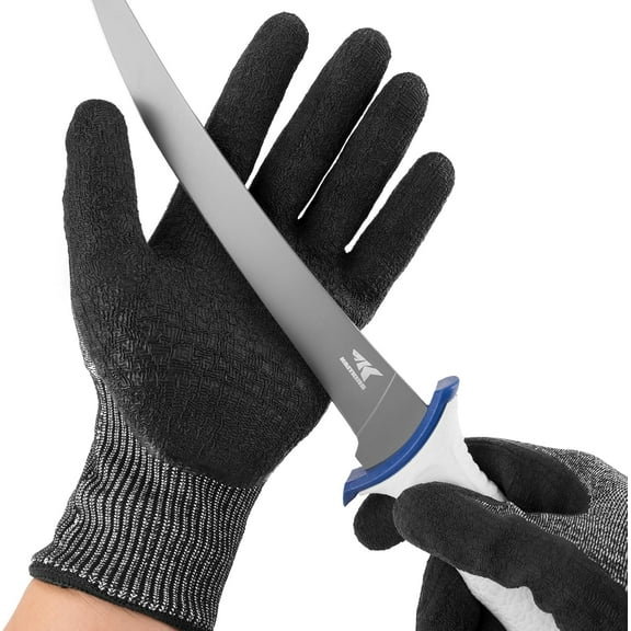 KastKing Fillet Gloves, Ultimate Cut Resistant Gloves for fishing and Outdoor Use, ANSI Level 6 Cut Protection- Kut Safe