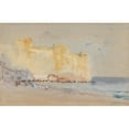 thumbnail image 2 of Hercules Brabazon Brabazon 14x11 Gold Ornate Wood Frame and Double Matted Museum Art Print Titled - Ancona, 2 of 4