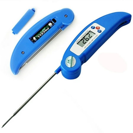 

WOXINDA Digital Food Thermometer LCD BBQ Folding Probe Easy Temp Catering Cooking Pocket