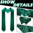 thumbnail image 3 of 12 PCS Graduation Stole Sash 70in Polyester Bulk for Class of 2026, Unisex Stoles for Graduation 2026 Sublimation Blank Graduation Sash for Academic Ceremony(Green), 3 of 14