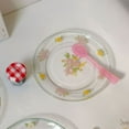 thumbnail image 5 of Small Nordic Freesia Glass Plate Lunch Salad Dishes Cake Plate Snack Tray Baking Bowl Tableware Kitchen Tools, 5 of 5