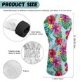 thumbnail image 6 of Yuyamidu Tropical Hibiscus Golf Head Covers Palm Leaves Driver Headcover Fairway Wood Head Cover Hybrid Headcover, Waterproof PU Leather Golf Club Head Covers, 6 of 7
