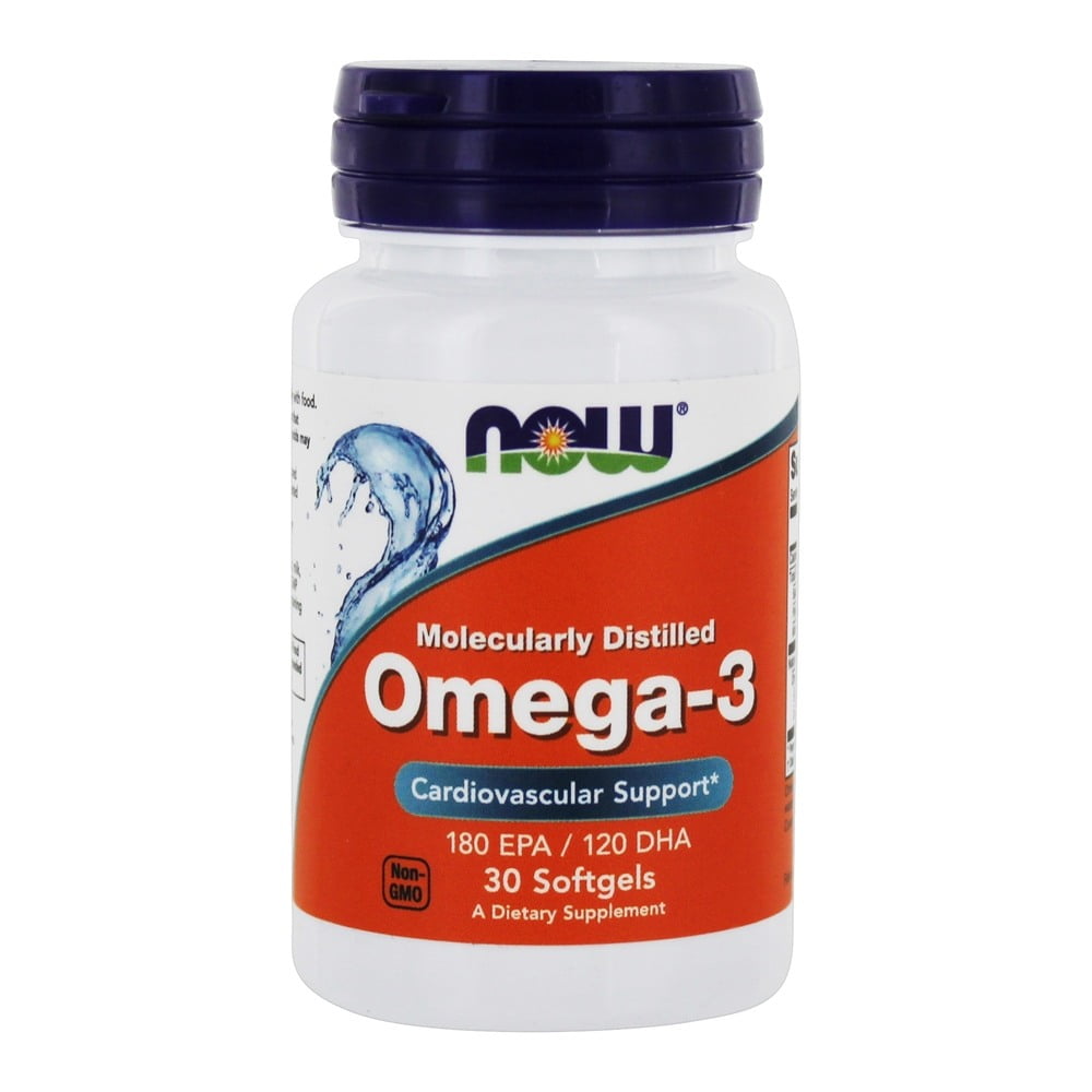 NOW Foods Omega3 Cardiovascular Support 180 EPA/120 DHA 30