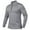 GY1, variant on Men's Active Sports Quarter Zip Long Sleeve Shirt - Polyester-Spandex, Quick Dry, Outdoor Running - Size S-XXL