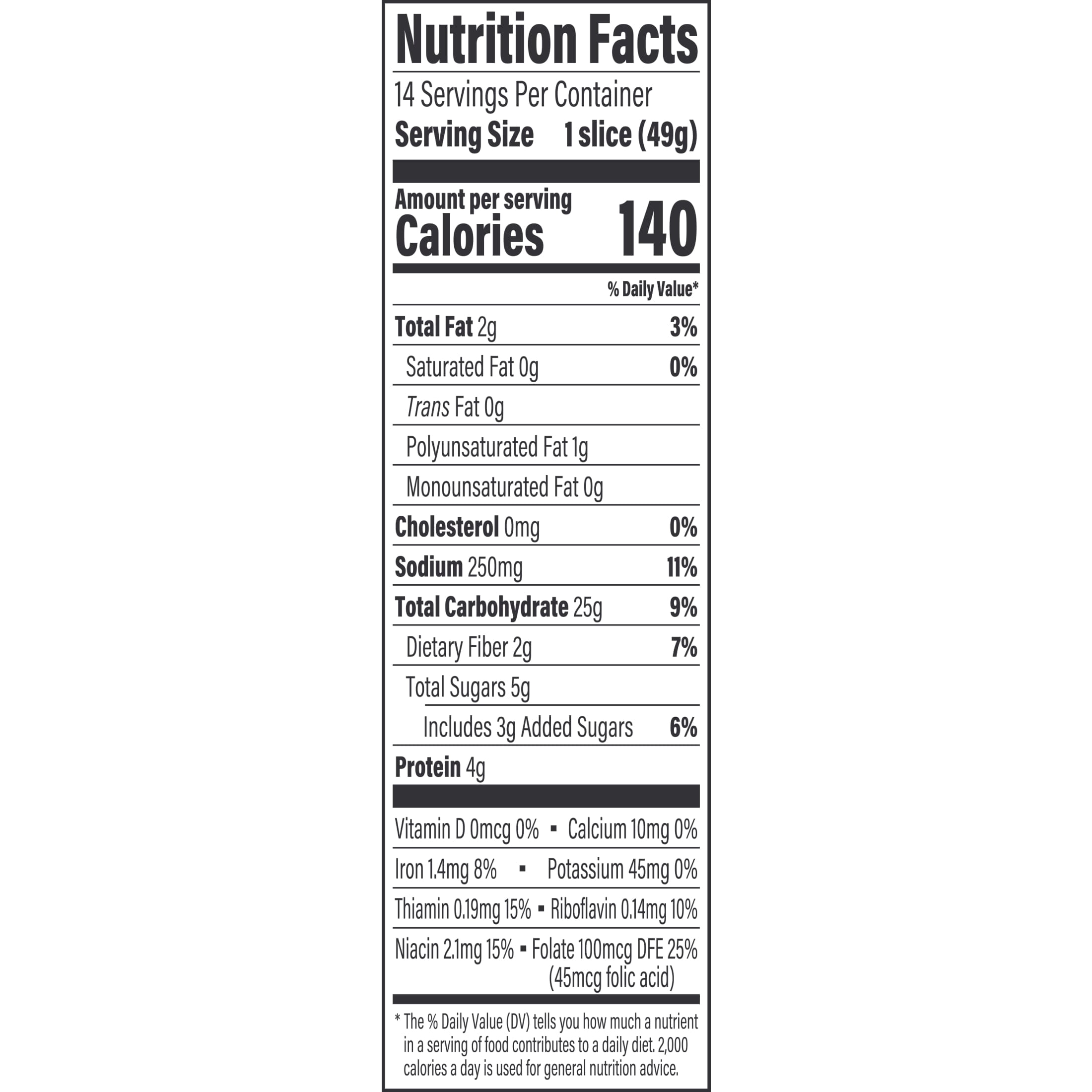 Brownberry Country Style Plain Bread, 24 oz