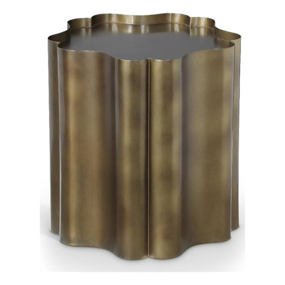 Meridian Furniture Eloise Brass Iron End Table