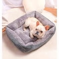 thumbnail image 3 of Winter Plush Warm Pet Bed Rectangle Puppy Sofa Sleeping Bed Cushion Fall Asleep Easily for Cat and Small Medium Dogs ShopWise Round, 3 of 6
