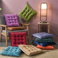 thumbnail image 2 of Coussin de Chaise en Flanelle Carrée Réduit la Pression Forte Flexibilité Coussin de Chaise pour Se Détendre, 2 of 8