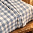 Gingham Ruffled Tablecloth Blue/white Plaid Checkered Rectangular ...