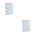 thumbnail image 4 of Matsuzay Vientre Banda Trimestre Pantalones Extensor Elasticidad Ajustable Rectángulo blanco blanco 2Conjunto, 4 of 6
