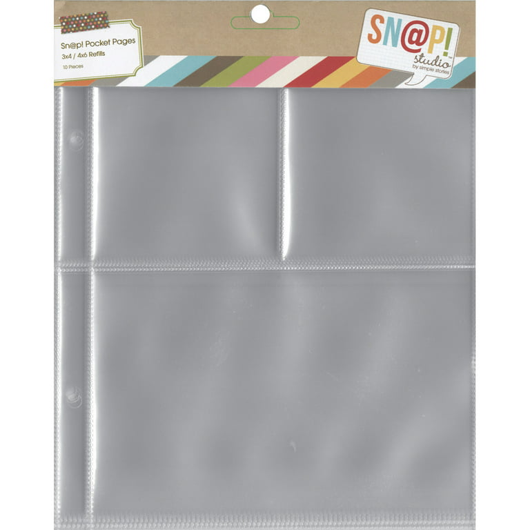 MyLifeUNIT: Binder with Plastic Sleeves 4 Pack, 60 Pockets