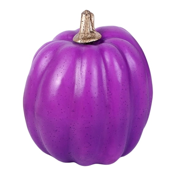 Clearance Under $0.79! 1 Pack Small Realistic Purple Artificial Pumpkin, Fall Halloween Decor