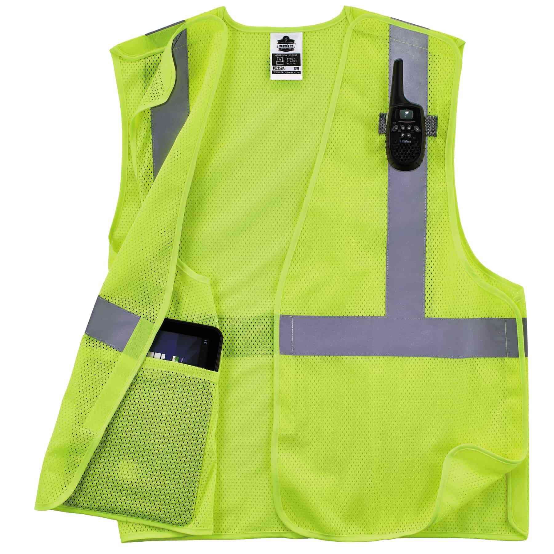 Ergodyne 8215BA XS Lime Type R Class 2 Breakaway Mesh Vest