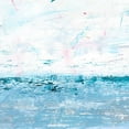 thumbnail image 2 of Harper, Ethan 26x26 Gold Ornate Wood Framed with Double Matting Museum Art Print Titled - Shimmering Sea Horizon II, 2 of 4
