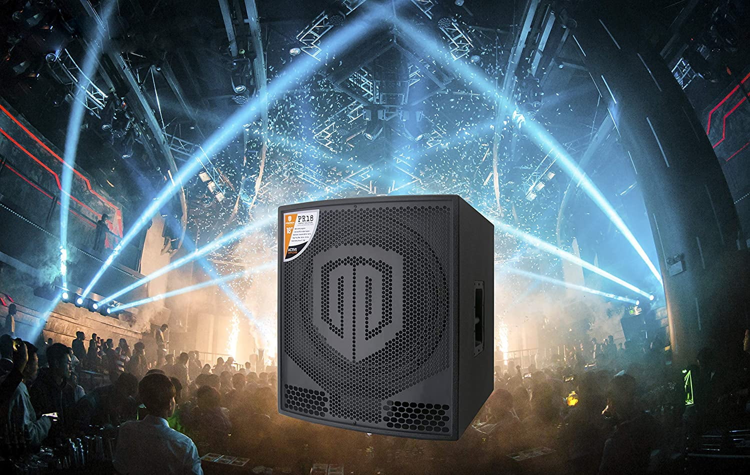 PRORECK PR18 18 inch 2000W P.M.P.O Active Powered PA DJ Subwoofer Cabinet
