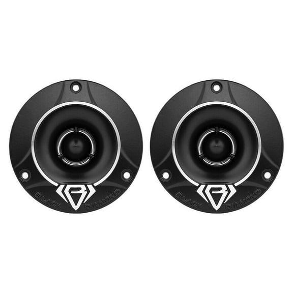 BLACK DIAMOND Dia-T1 1" Super Bullet Tweeter 240 Watts 4-Ohm Ohms Built in Crossover (2 Speakers)