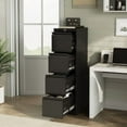thumbnail image 2 of Acekid File Cabinet - 4-Drawer Metal Filing Cabinet with Lock, Letter/Legal/A4/F4 Document Storage, Vertical Black Office Cabinet, 2 of 8