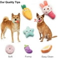 thumbnail image 6 of 9PCS Small Dogs Puppy Squeaky Dog Toys, Cute Variety Colors Designs to Bite, 6 of 6