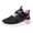 Black, variant on NIEWTR Toddler Shoes Boys School Sports Shoe Lightweight Running Tennis Sneakers Slip on Walking Kids Shoes Grey Little Kid