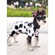 thumbnail image 2 of 1pc Cute Cow Patterned Fleece Lined Pet Jumpsuit, Warm And Comfortable For Small Dogs, 2 of 5