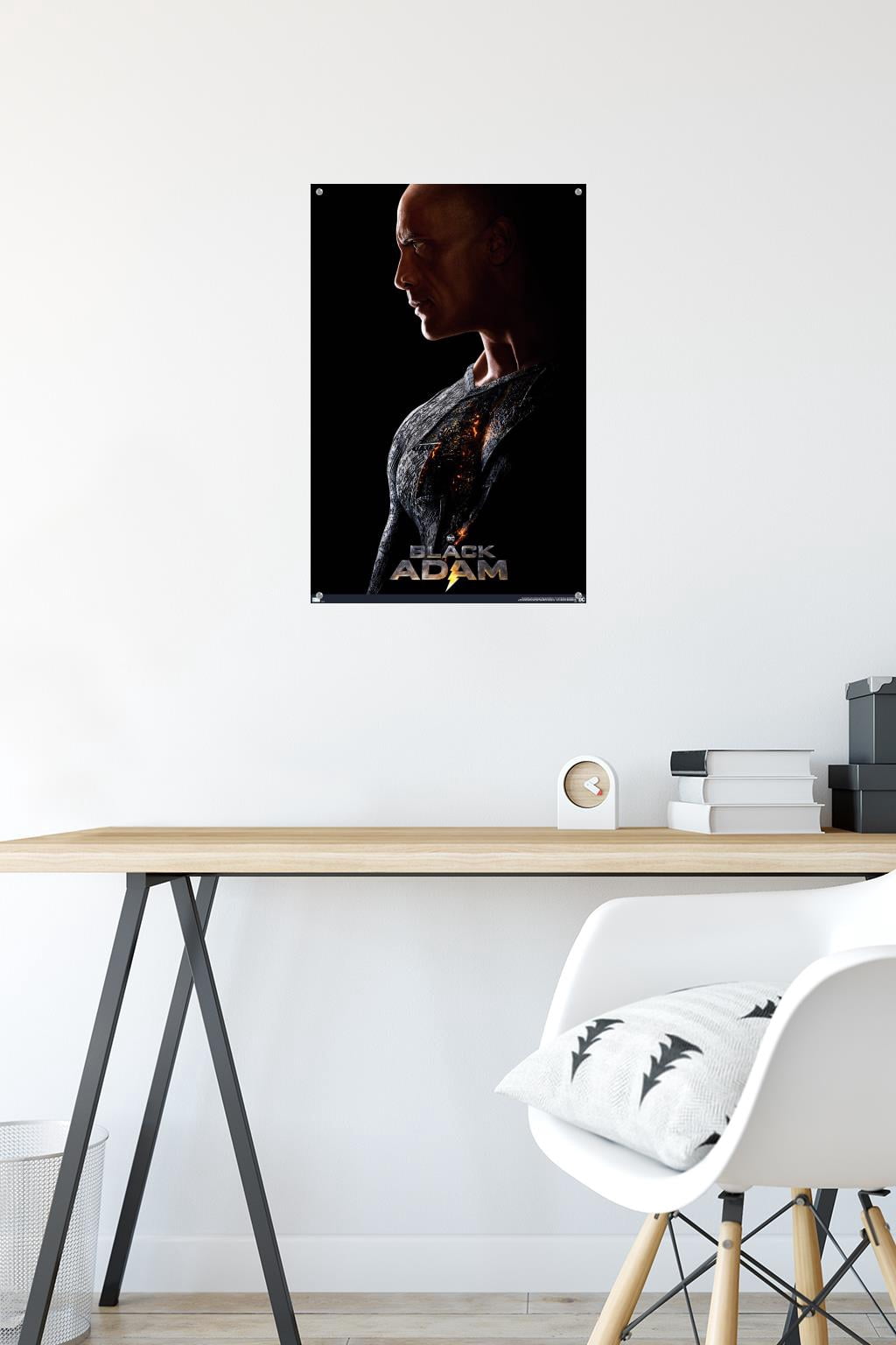 DC Comics Movie Black Adam - Profile One Sheet Wall Poster with Push Pins, 14.725" x 22.375"