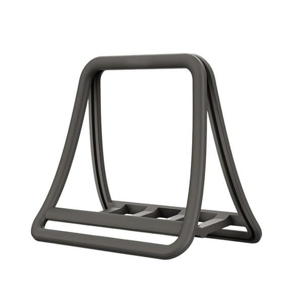 bedienty Vertical Laptop Stand Saves Desk Space Suitable For Home Office Decor Adds Modern Video Chatting Cooking Reading Black 18x16x12cm