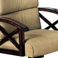 thumbnail image 3 of Coaster Marietta Transitional Fabric Upholstered Game Arm Chair in Tan, 3 of 6