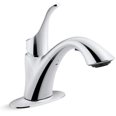 Kohler K-22035 Simplice 4 GPM Deck Mounted Single Lever Laundry Pull-Out Spray Faucet -