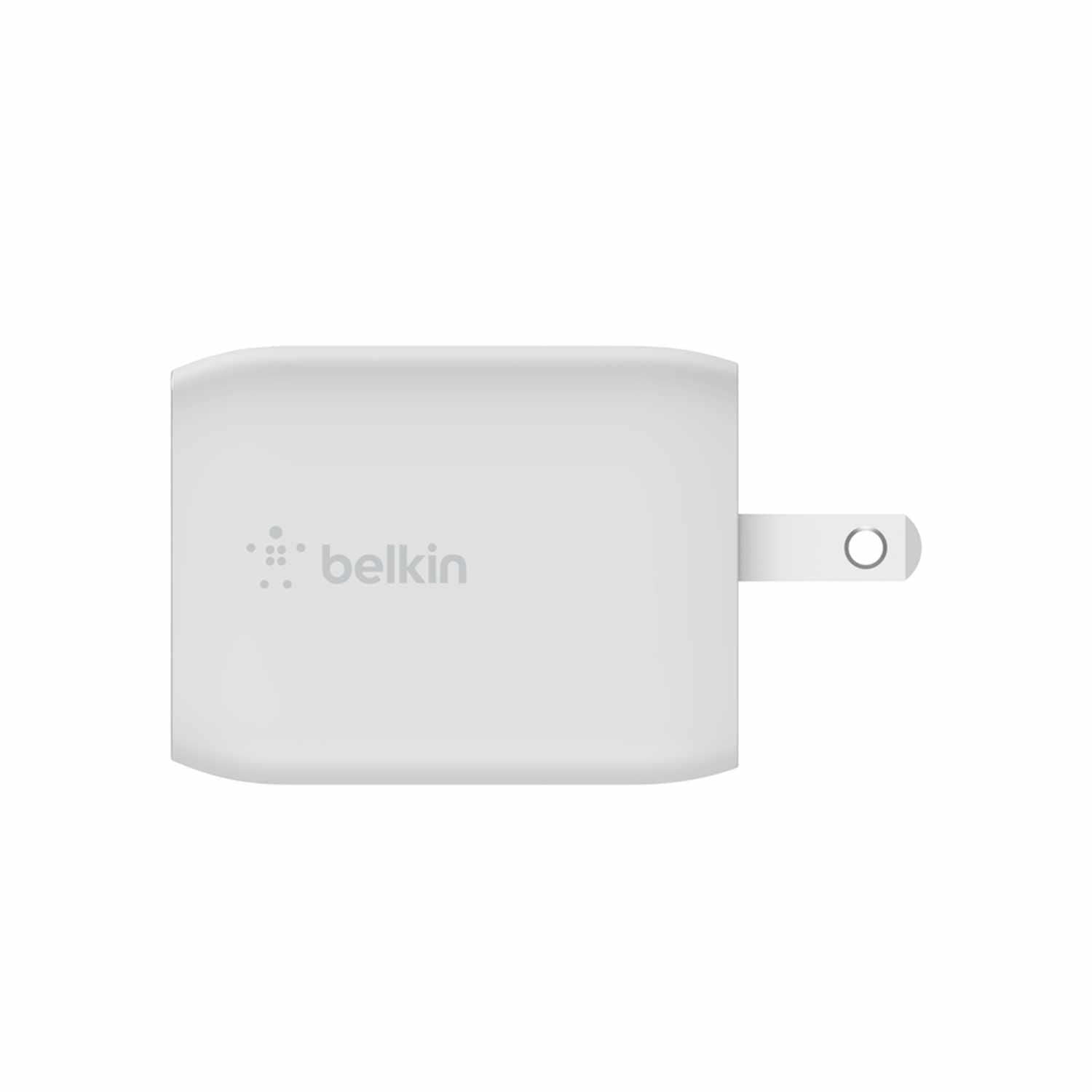 Belkin Chargeur Mural BoostCharge Pro Dual USB-C GaN avec PPS 65W Blanc