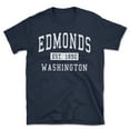 thumbnail image 1 of Edmonds Washington Classic Established Men's Cotton T-Shirt, 1 of 1