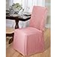 thumbnail image 3 of Madison Industries HER-DRC-RD Housse de Chaise de Salle à Manger à Chevrons&44; Rouge, 3 of 4