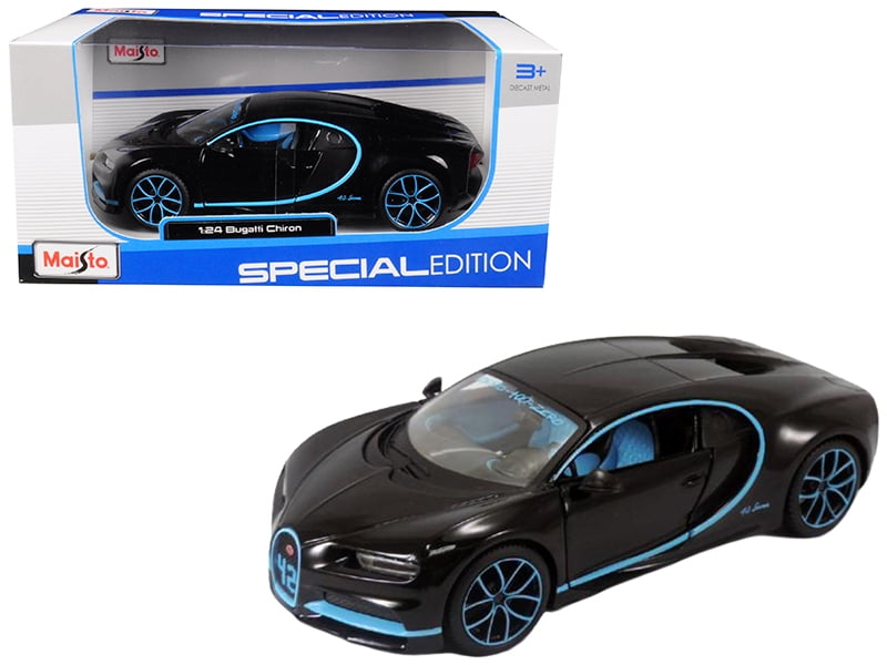 1:24  Bugatti Chiron Diecast Car Model For Maisto Special Edition Toy Gift Blue 