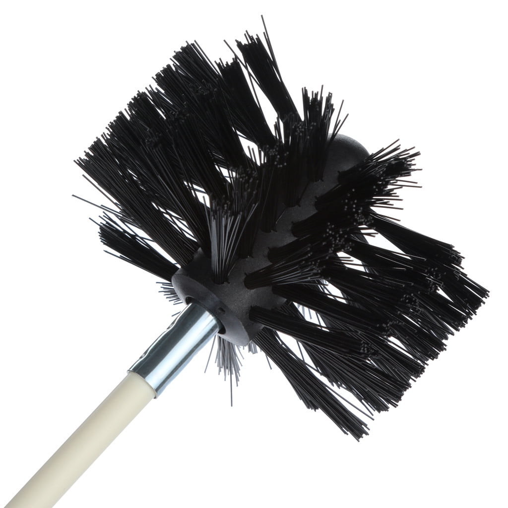 16 Feet Dryer Vent Cleaning Brush, Flexible Lint Brush with Drill Attachment, Lint Remover, Extends Up to 15 Feet, Synthetic Brush Head, Use with or Without a Power Drill