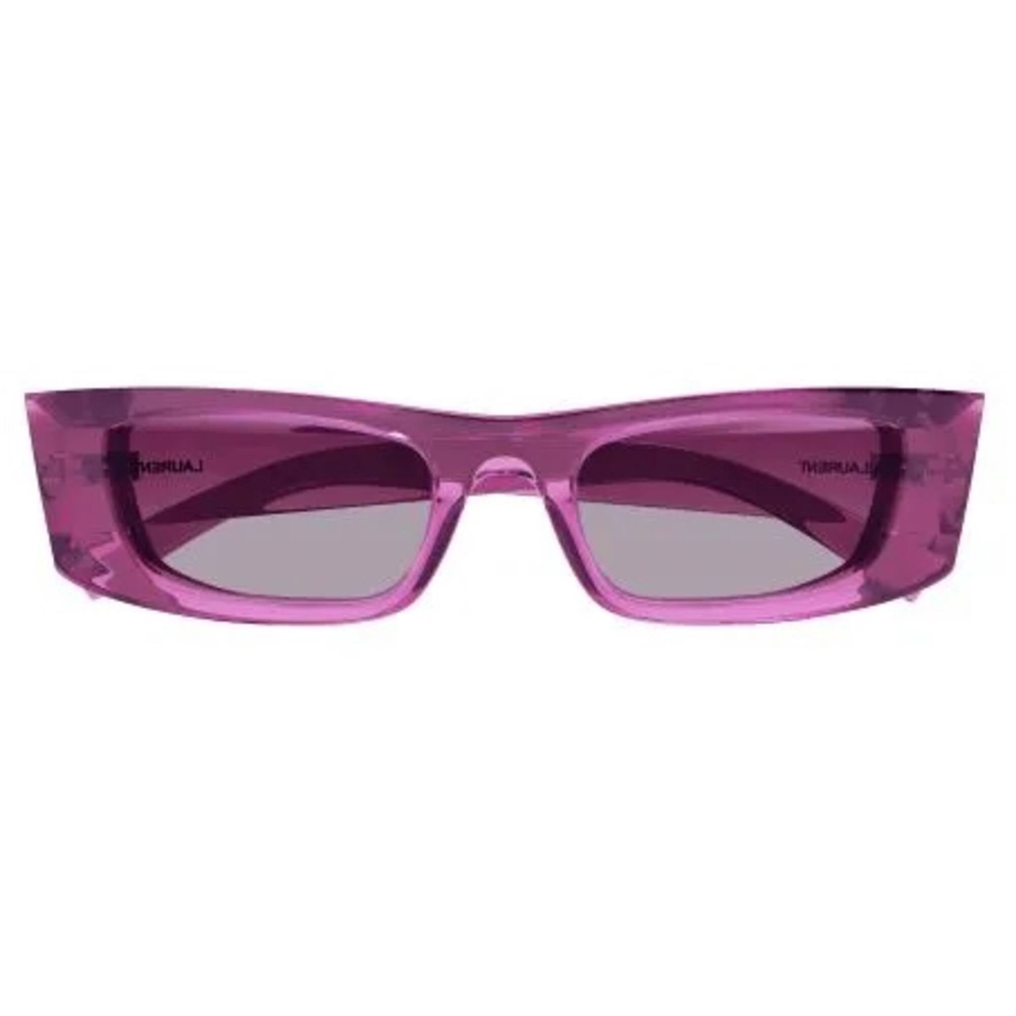 NEW SAINT LAURENT SL 553 003 UNISEX SUNGLASSES SL553 PINK GREY EYEWEAR Saint Laurent SL 553 Rectangle Sunglasses | EyeOns.com main image 4