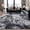 Black Gray, variant on Paxwell 6x9 Abstract Area Rugs for Living Room Washable Rug Low Pile Non-Slip Carpet for Bedroom Home Office,Colorful Rainbow