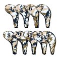 thumbnail image 2 of Iron Club Headcover Protector, Golf Iron Head Cover Protector, Deportes al aire libre Cuñas Accesorios, Golf Putter Headcovers, Golf Club Headcover Marrón, 2 of 8